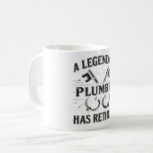 Mug Retraite légendaire du plombier (Devant gauche)