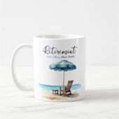 Mug Retraite, moins de bureau, plus de plage (Gauche)