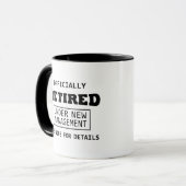 Mug retraité officiellement sous la nouvelle direction (Devant gauche)