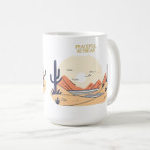 Mug Retraite pacifique (Devant droit)