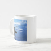 Mug Retraite Pêche Coucher du soleil Retraité Pêcheur (Devant gauche)