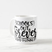 Mug Retraite personnalisée de l'enseignant (Devant gauche)