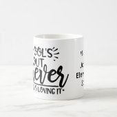 Mug Retraite personnalisée de l'enseignant (Centre)