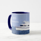 Mug Retraite photo bateau (Devant gauche)