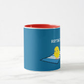 Mug RETRAITE: Plage Amusante—Chic Retraité (Centre)