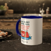 Mug Retraité Postal Worker Custom Mailman Retraite