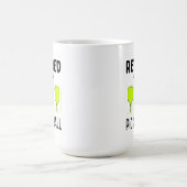 Mug Retraité pour jouer Pickleball Paddles et Ball (Centre)