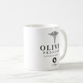 Mug Retraite professionnelle de l'obtention du diplôme (Devant droit)