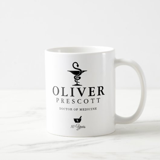 Mug Retraite professionnelle de l'obtention du diplôme (Droite)