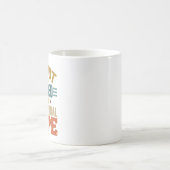 Mug Retraite Professionnelle Pepe Typographie Vintage (Centre)