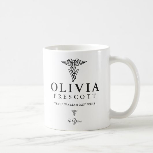 Mug Retraite professionnelle vétérinaire de (Droite)