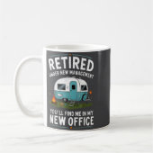 Mug Retraite Retraité Drôle Camper Camp Camping (Gauche)