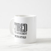 Mug Retraité, sous la nouvelle direction (Devant gauche)