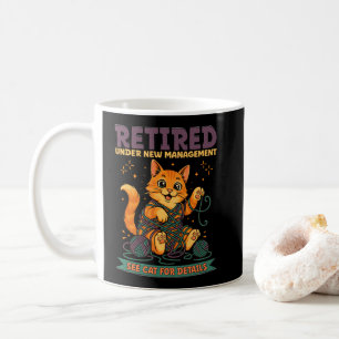 Mug Retraité Sous Nouvelle Direction Voir Chat Pour Le