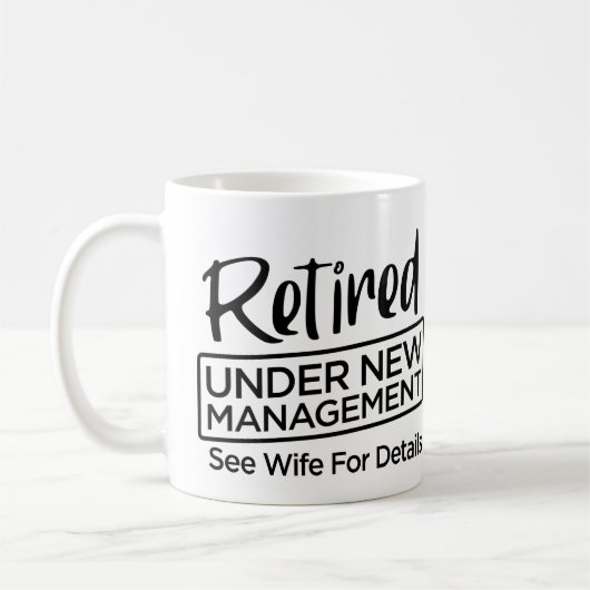 Mug Retraité Sous Nouvelle Gestion (Gauche)