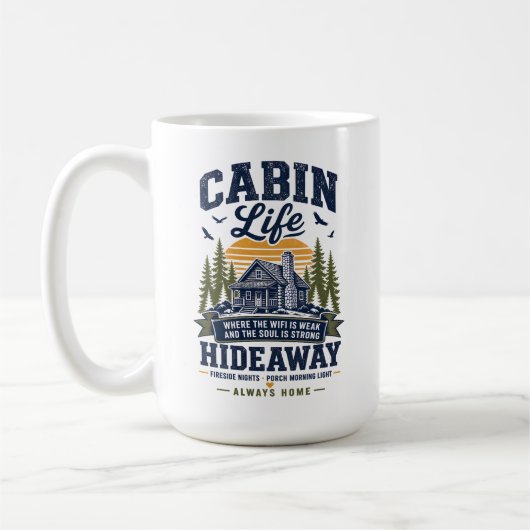 Mug Retraite Vie de Cabane (Gauche)