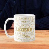 Mug Retraite vintage Black Gold Legend