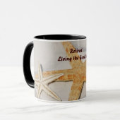 Mug Retraité...Vivre la bonne vie (Devant gauche)