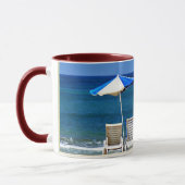 Mug Retraité—Voir à la plage (Gauche)