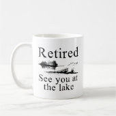 Mug Retraité Vous Voir Au Lac (Gauche)