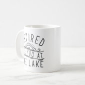 Mug Retraité Vous Voir Au Lac (Devant gauche)