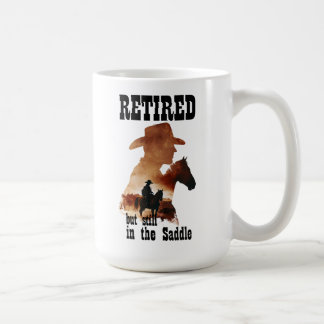 Mug Retraités toujours en selle Retraite western