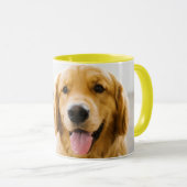 Mug Retriever d'or souriant (Devant droit)