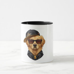 Mug retriever doré cool hip hop mode urbaine 