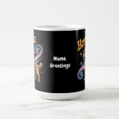 Mug Retriever doré occidental drôle de cow-boy de l'es (Centre)