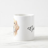 Mug retriever doré personnalisé (Centre)