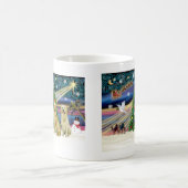 Mug Retrievers magiques de Noël (deux) (Centre)