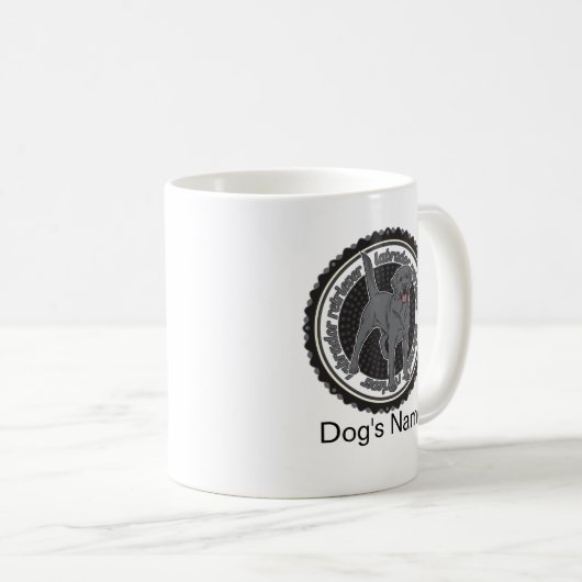 Mug Retriqueur Labrador Chien Personnalisé Avec Nom (Devant droit)