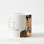 Mug Retro 1940 Kissing Couple (Devant gauche)