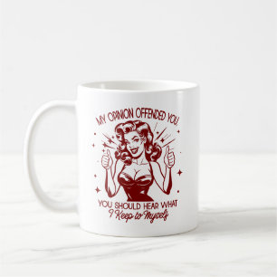 Mug Retro 1950 Glam Girl Drôle Citation sarcastique