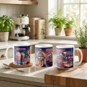 Mug Retro 1950s Diner Neon