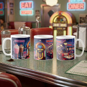 Mug Retro 1950s Diner Neon