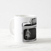 Mug Retro 1950s Portable TV Mid-Century (Devant gauche)