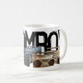 Mug Retro 1980s 80 Boombox Ghetto Blaster 80s (Devant droit)