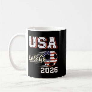 Mug Rétro 2026 Coupe du Monde de Football Éclatement d