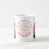 Mug Retro 2 Photos avec Citation cadeau de la fête des (Centre)