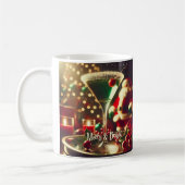 Mug Retro 50s Santa Christmas Green Martini (Gauche)