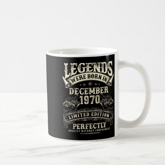 Mug Retro 55th Birthday For Men 55 Year Old December 1 (Droite)