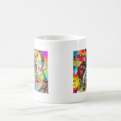 Mug Retro 60s Coeurs psychédéliques Paisley Cadeaux Vê (Centre)