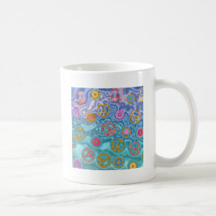 Mug Retro 60s paisible Vagues d'océan Cadeaux
