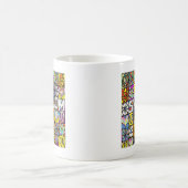 Mug Retro 60s Psychedelic Shalom LOVE (Centre)