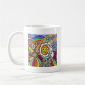 Mug Retro 60s Psychedelic Sunshine Aigle Cadeaux (Gauche)
