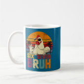 Mug Retro 67 Six Seven Bruh Funny Chicken With Sungles (Gauche)