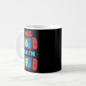 Mug Retro 7th Birthday Boy I Was 6 Now I'm 7 Year Old (Devant gauche)