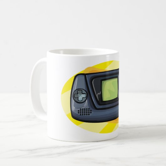 Mug Retro 90s Handheld Game Console Gamer (Devant gauche)