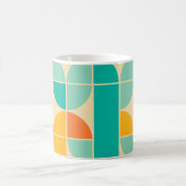 Mug Retro Abstrait : Design intemporel sans fil. (Centre)
